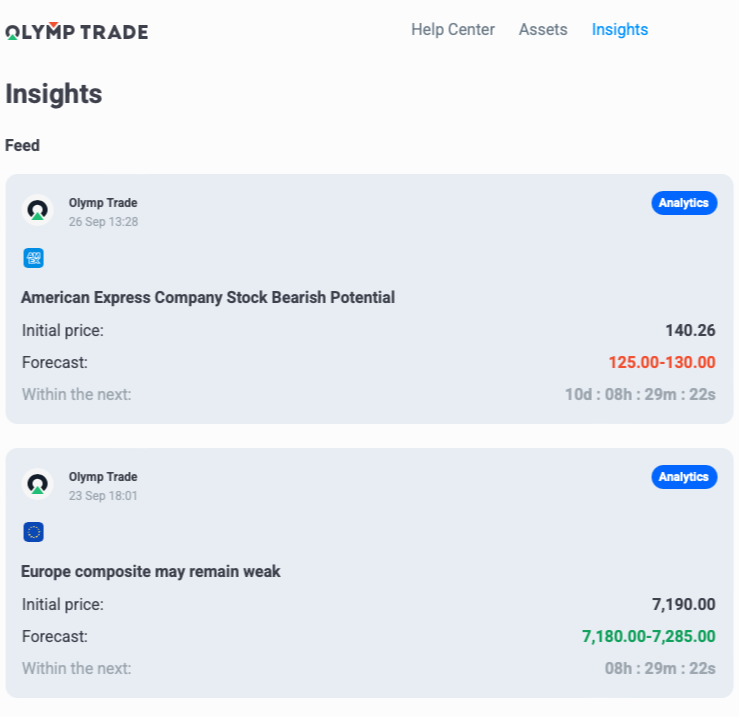 Insights section analytics and economic calendar - Official Gapflix Trade Blog